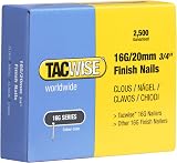 Tacwise 0665 16G Finish Nails 20mm Galvanised Pack 2500