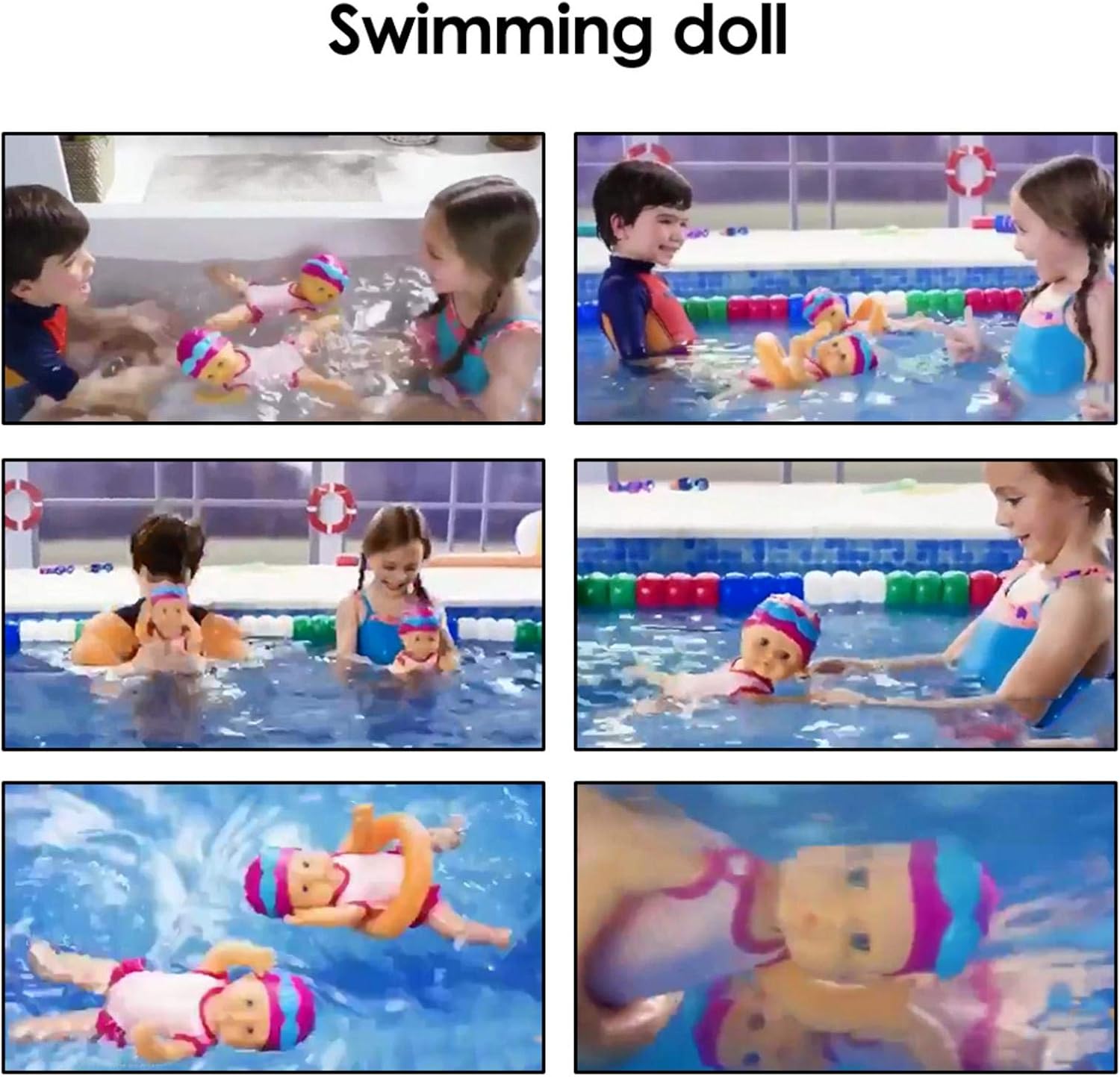 doll that swims in the bathtub