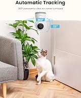 ieGeek 5MP Indoor Security Camera 2.4G/5GHz WiFi PTZ Auto-Tracking view 4