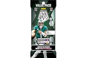 PANINI PRIZM 2023 Panini Mosaic Football Card Cello Value Pack - 15 Trading Cards per Pack
