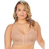 Exquisite Form 5101000 Women's Fully Seamless Wireless Full Coverage Bra with Front Closure