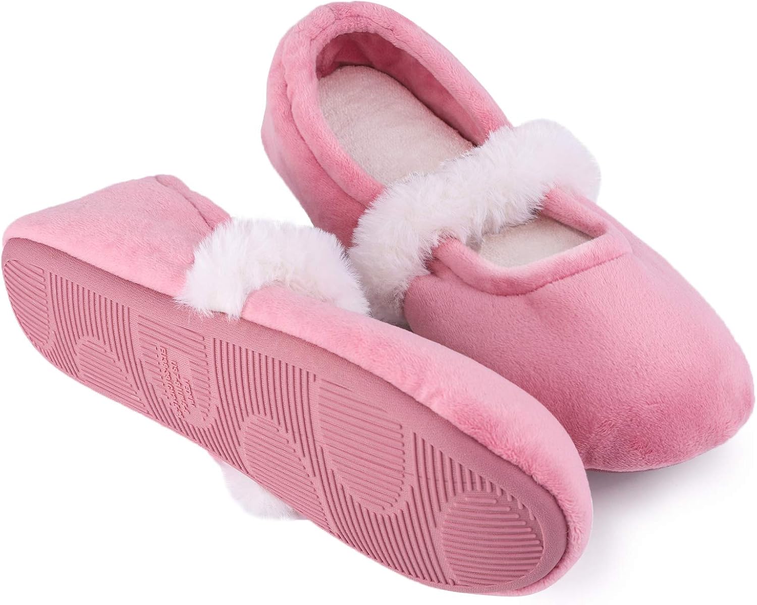 ladies elasticated slippers