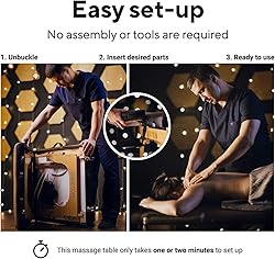 Luxton Home Premium Foam Massage Table Portable