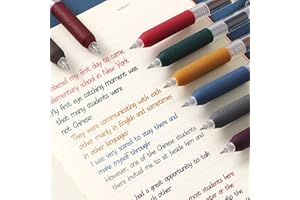 HysmmxHer 0.5mm Bible Journal Pens No Bleed Through, 8 Color Fine Tip Markers for Bible Study, Bullet Journaling, Drawing，Quick Dry School Supplies (8 retro colors)