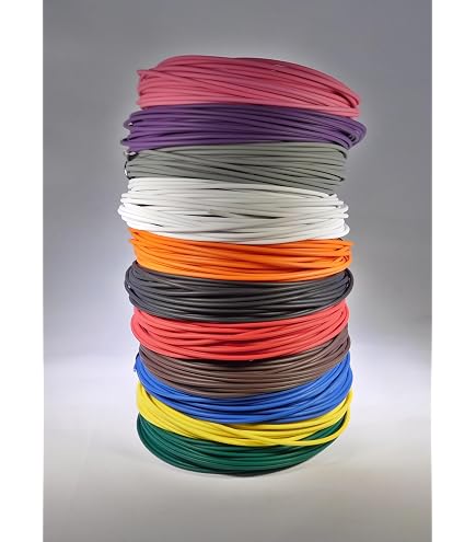 1000 FT Automotive Wire – 16 AWG TXL Stranded, High Temp, 10 Colors (100 FT Each)