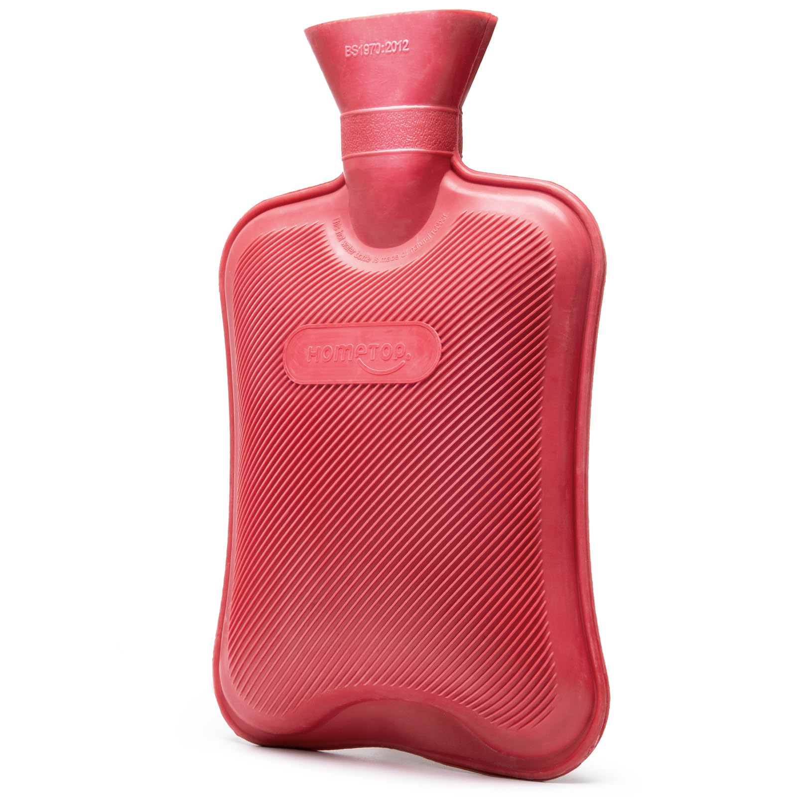 Photo 1 of HomeTop Premium Classic Rubber Hot Water Bottle (Red)