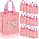 DECHISY 36Pcs Thank You Gift Bags, Reusable Gift Bags,Thank You Bags with Handles for Business, Wedding, Graduations,Party Favors (10x8x4 Inch)