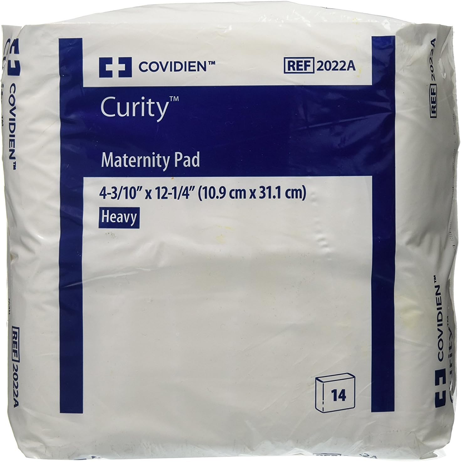 COVIDIEN Maternity Pad Curity 11" (#2022A, Sold Per Case)