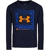 Under Armour Boys Long Sleeve Shirt, Crewneck, Lightweight and Breathable