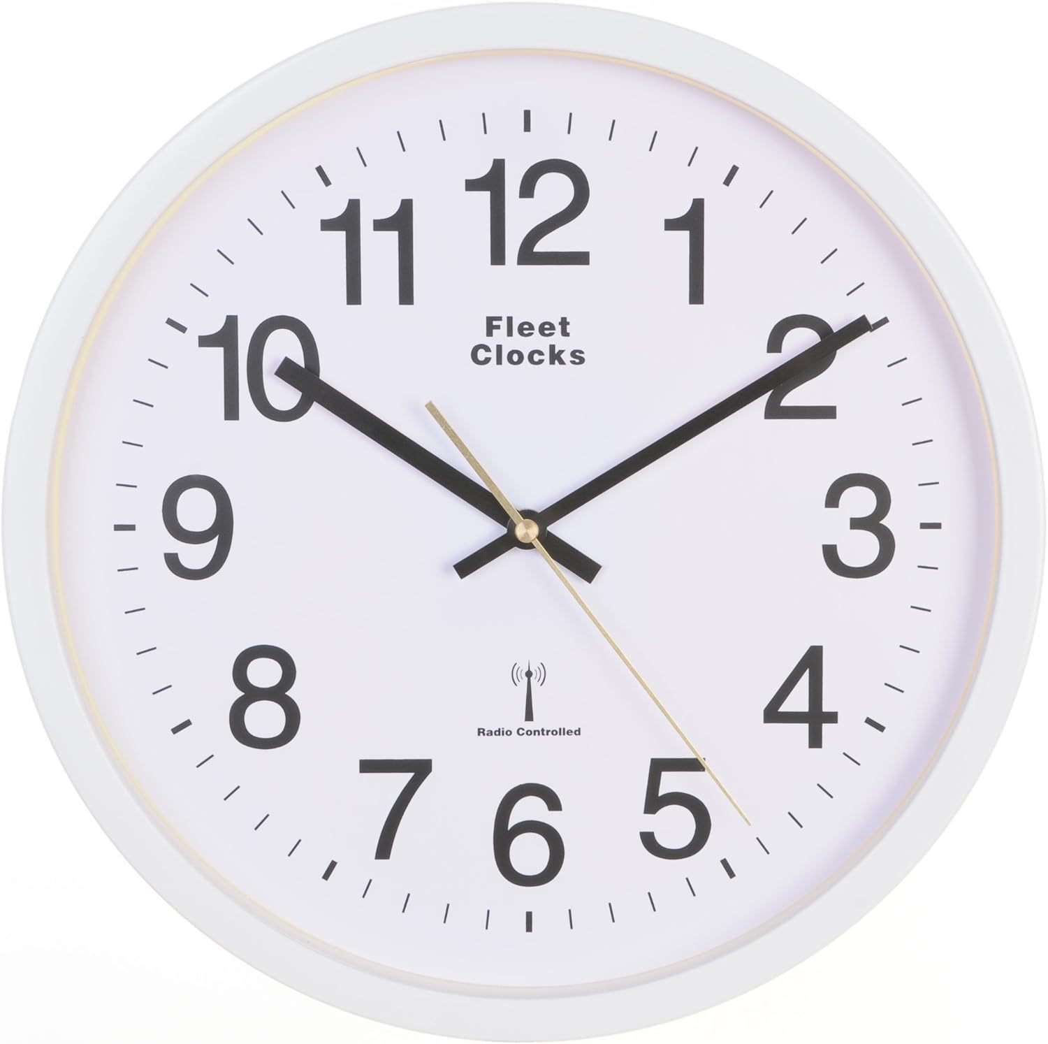 RC6009AW Radio Controlled Wall Clock 30cm White with Battery Amazon