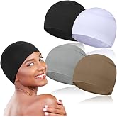 BCHRTOIP 4-Piece Soft Chemo Headwear Set - Lightweight Sleeping Caps for Women with Hair Loss