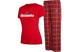Concepts Sport Women's NFL Arctic T-Shirt & Flannel Pants Sleep Set