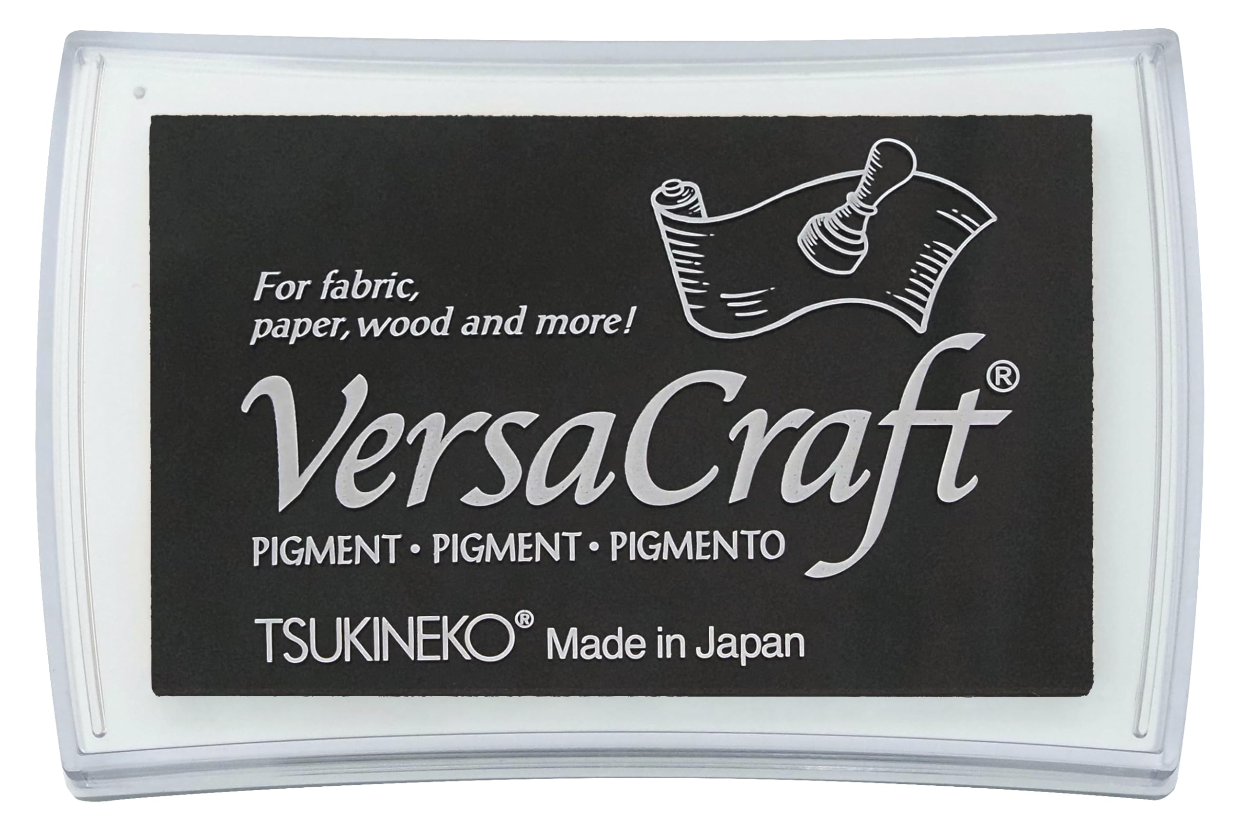 Tsukineko Versacraft Ink Pad Real, Black