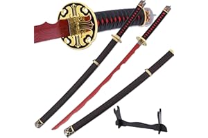 ZIQING Elden Ring's Weapon Rivers of Blood Sword，Moonveil Sword ，Handmade Katana Samurai Sword Real Carbon Steel Blade, Cosplay Collection Gift