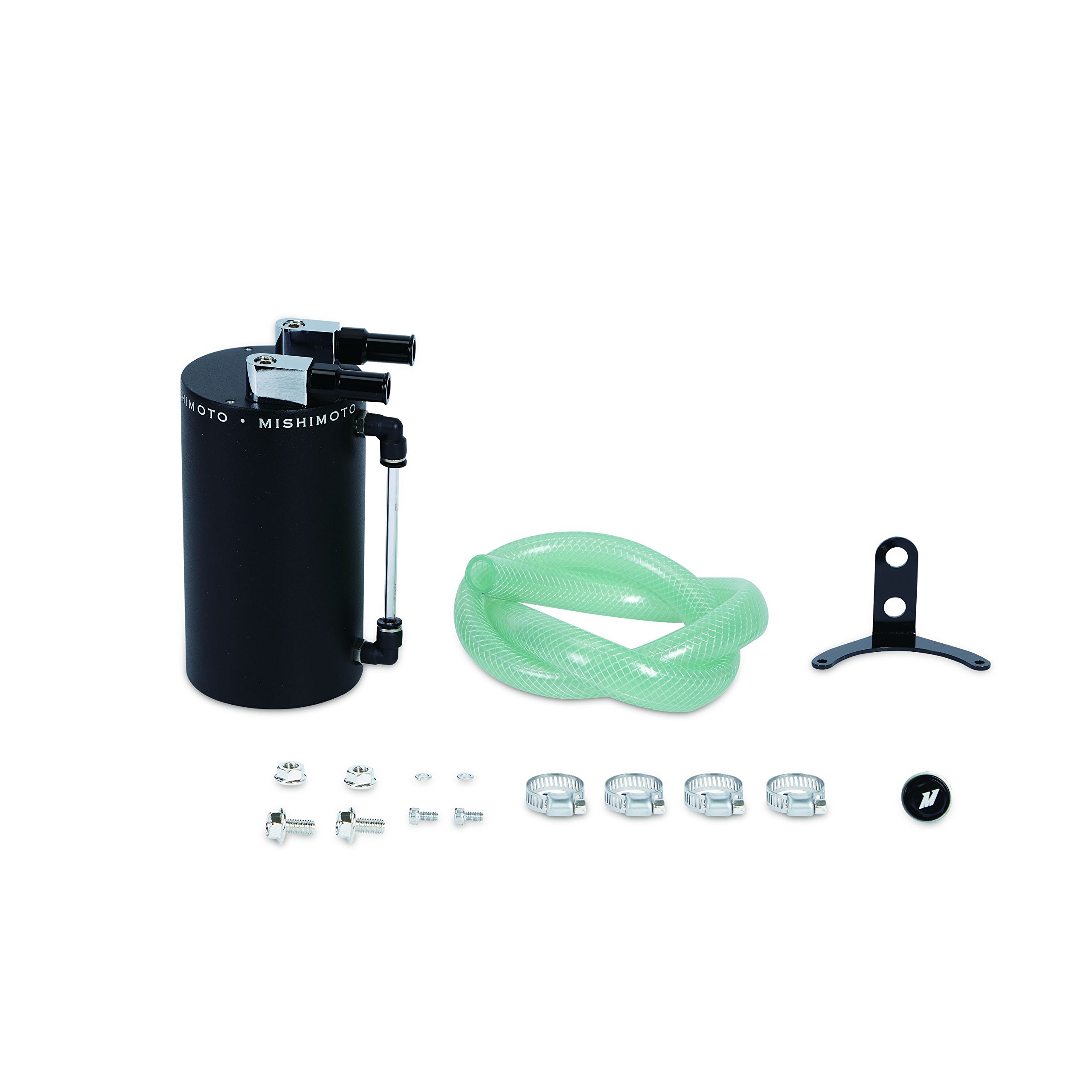 Photo 1 of Aluminum Oil Catch Can - Large Wrinkle Black Mishimoto