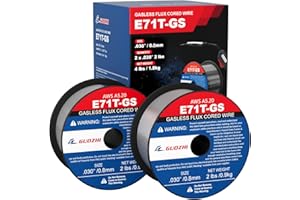 GZ GUOZHI Flux Core Welding Wire, GZGUOZHI E71T-GS .030" 2-Pound X 2 Spool Gasless Mild Carbon Steel Mig Welding Wire, Pack of 2