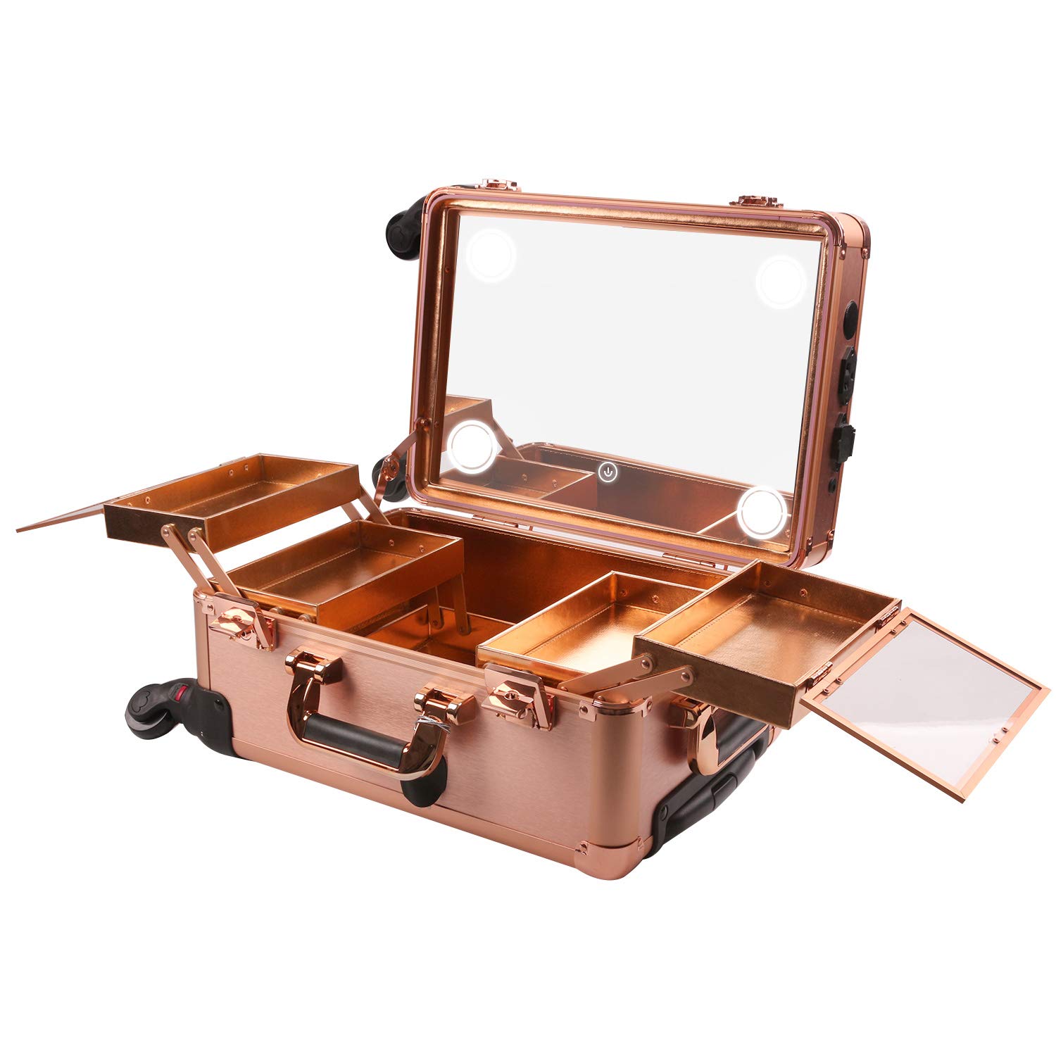 Best Wheels Makeup Case Gold