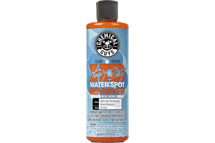 Chemical Guys Heavy Duty Water Spot Remover Gel for Paint, Glass, and Metal - Mineral and Water Spot Remover for Cars, Trucks
