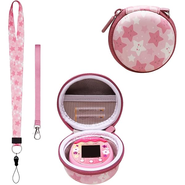 Funda Protectora De PC Para Tamagotchi Original – Cobertura Completa 360°, Transparente Rosa Azul, Fácil De Poner Y Quitar