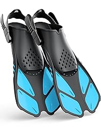 Greatever Snorkel Fins Adjustable Buckles Open Heel