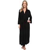 Natori Shangri La Long Robe with Kimono Sleeves, Bathrobe for Women