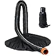 Houseluxe Leaf Collection System for All Major Leaf Vacuums/Blowers Leaf Collector with Adapter up to 5” of Adjustable Diameter, 8FT Hose
