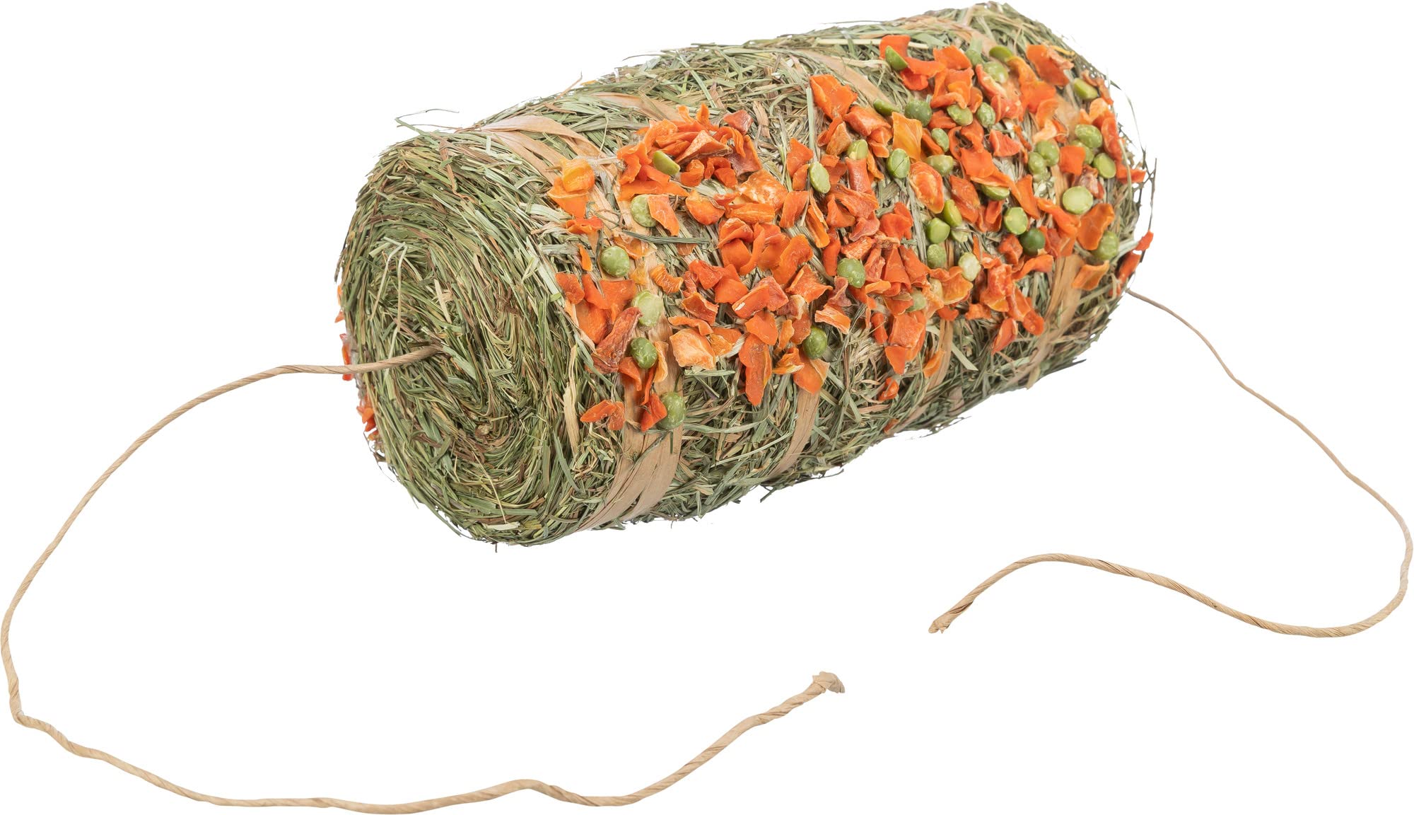 TRIXIE Hay pendulum for hanging with pea and carrot, 250 g - 60797