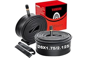 VANCOM 2-Pack 26 inch Bike Tube 26x1.95 Bike Tube 26x2.125 Bicycle tire Tube 26X1 3/8 /1.75/1.95/2.125/2.4 Bike Tube with 32m
