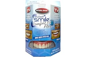 Instant Smile Comfort Fit Flex - Natural Shade - Upper Veneer Cosmetic Teeth