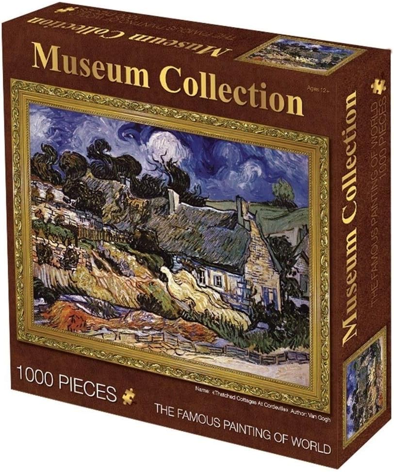 Adult Children Puzzle Toy Museum Collection Famous Painting Jigsaw Puzzle Puzzle, World Masterpiece Series, Classic 1000 Pieces Boxed Photography Toys Game Art for Adults & Kids (Color : C)