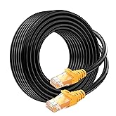 Cable Matters 10Gbps 24AWG Pure Copper Outdoor Cat 6A Ethernet Cable, 75ft | Direct-Burial Rated, Waterproof/Weatherproof, 500MHz, Long Cat6a PoE Cord