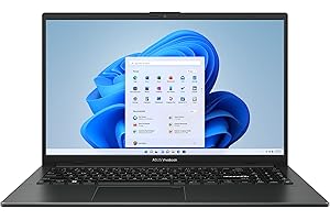 ASUS 2023 Vivobook Go 15 Laptop, 15.6” FHD Display, AMD Ryzen 5 7520U Processor, 8GB RAM, 512GB SSD, Windows 11 Home, Mixed Black, E1504FA-AS52