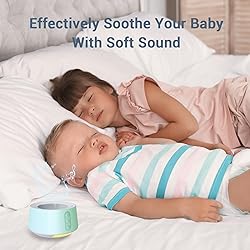 BGOVERSS White Noise Sound Machine with 14 Soothing