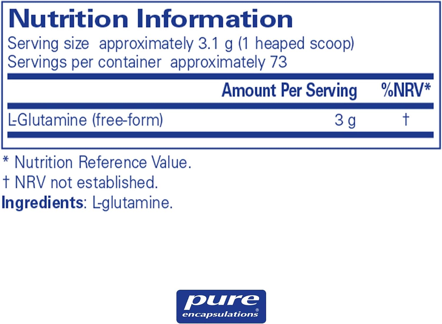 Pure Encapsulations L-Glutamine Powder - Hypoallergenic Amino Acid Supplement - 227 Grams, Red, 227 g (Pack of 1) - Image 3