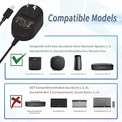 TPLTECH 5V AC Adapter Charger for Bose Soundlink