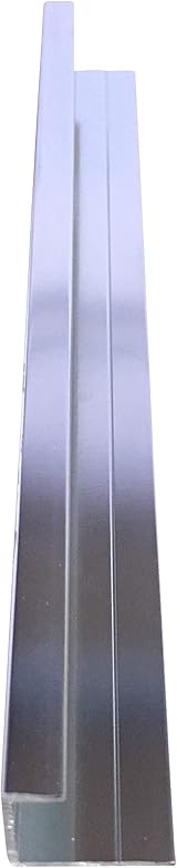 DBS Aluminium End Cap Trim for Shower Wall Panels Bathroom Cladding 10mm 2.4m view 2
