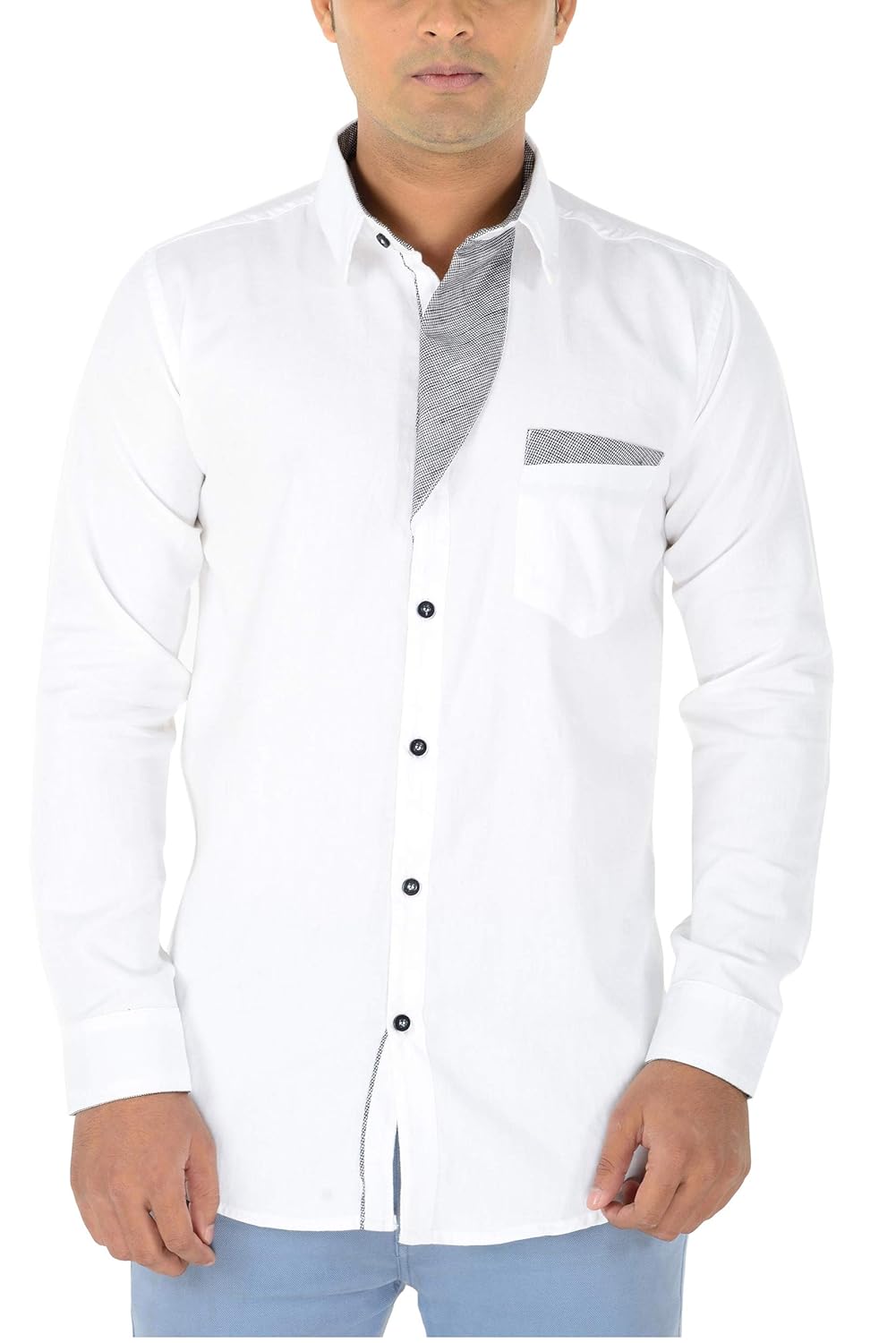 n t fashion men's satin casual shirt