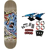 Santa Cruz Skateboard Complete Damaged Hand 8.25" x 31.8"