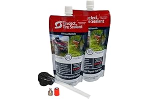 TireJect Off-Road Tire Sealant Kit - 5-in-1 Sealing - Fix and Prevent Flat Tires (20oz)