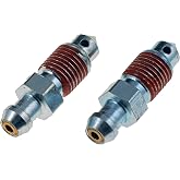 Dorman 12701 Brake Bleeder Screws - Quick Bleeders - 3/8-24 X 1-3/16 in. | Fits Select Models, 2 Pack