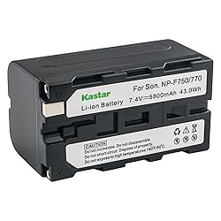 Kastar 1-Pack NP-F750 / NP-F770 Battery and AC Wall