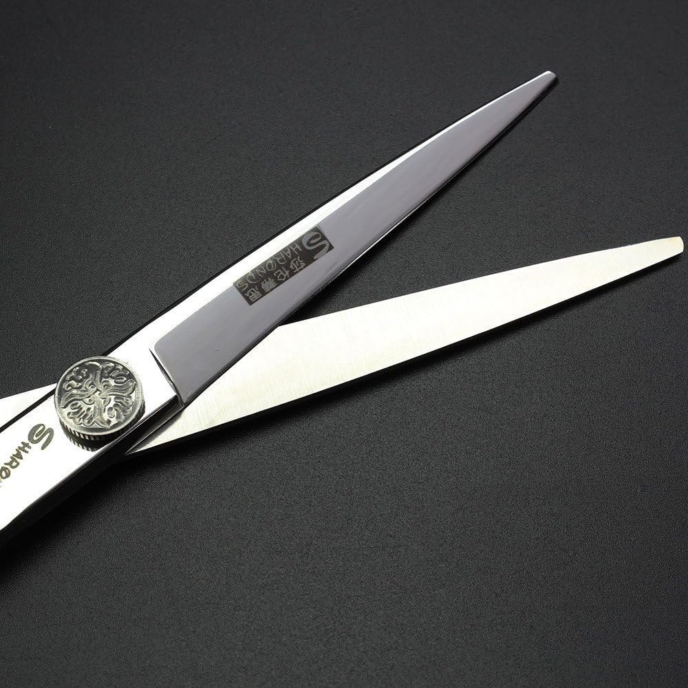 Hair Scissors 6 inch Hairdresser Professional Haircut Cutting and Dilution Hair 440c Stainless Steel (Cutting Scissors) - Image 5