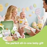 hahaland Newborn Gift Set Woodland Blanket Cloth Book Rattles 0-6M view 9