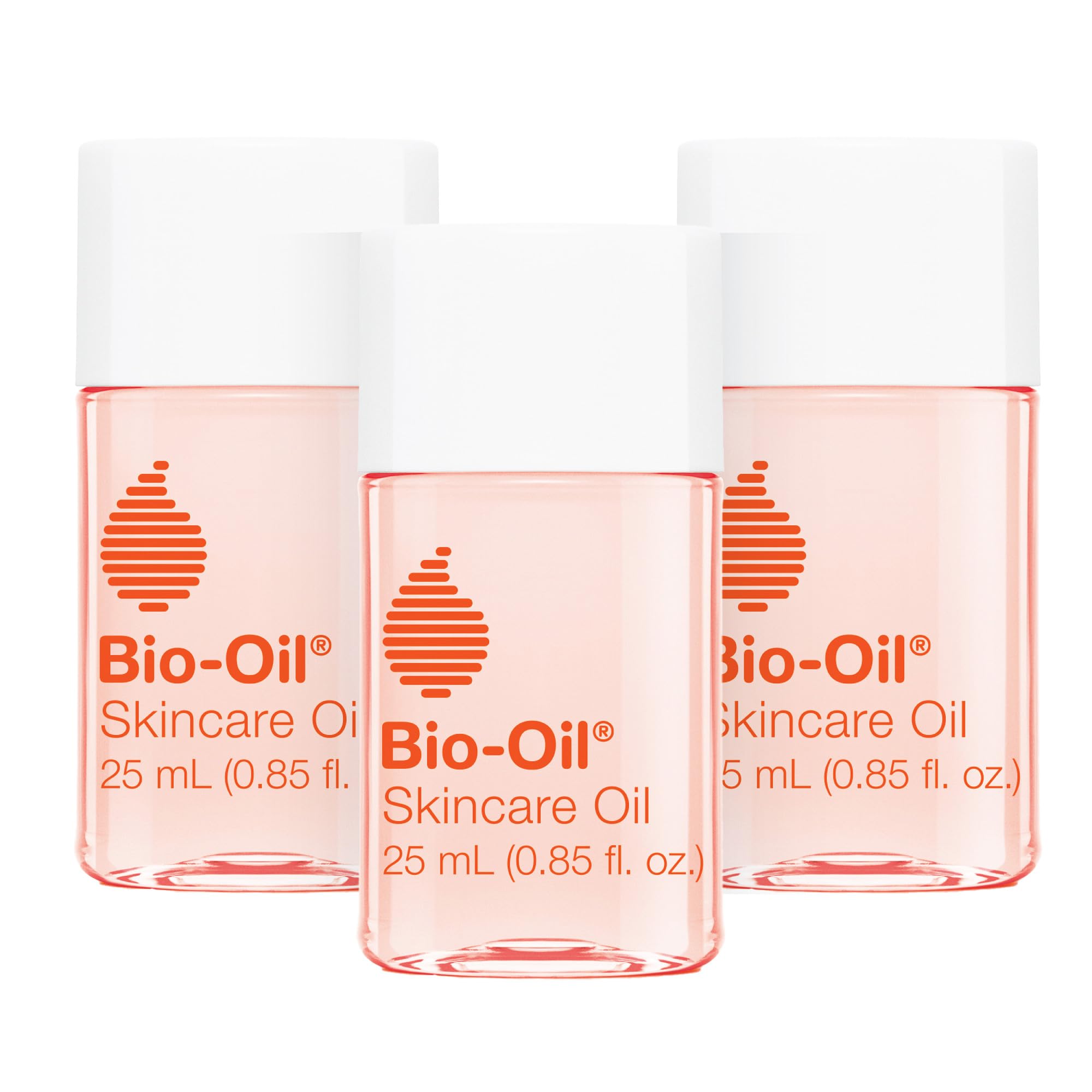Photo 1 of Bio-Oil Skincare Body Oil Serum for Scars and Stretch Marks, Face and Body Moisturizer with Vitamin E & A for Sensitive Dry Skin, Dermatologist Recommended, Travel Size, .85 oz, Pack of 3