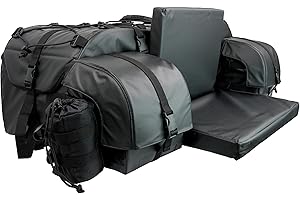 ATV TEK Arch Series Oversized Rear Rack Utility Pack, Padded ATV Cargo Bag - Black