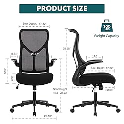 SMUG Ergonomic Office Desk Computer Chair,Comfy
