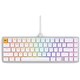 GLORIOUS Gaming GMMK 2-65 Percent Keyboard - White Custom Layout - Compact Low-Profile - Hotswap w/Cherry Mx Style Switches - Incl. Double Shot Keycaps &amp; Linear Switches