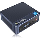 Beelink SEI11 Mini PC,11th gen Intel i5-11320H(up to 4.5GHz), Mini Computer with 16G DDR4 RAM/500G SSD,Dual HDMI,Support 4K@6