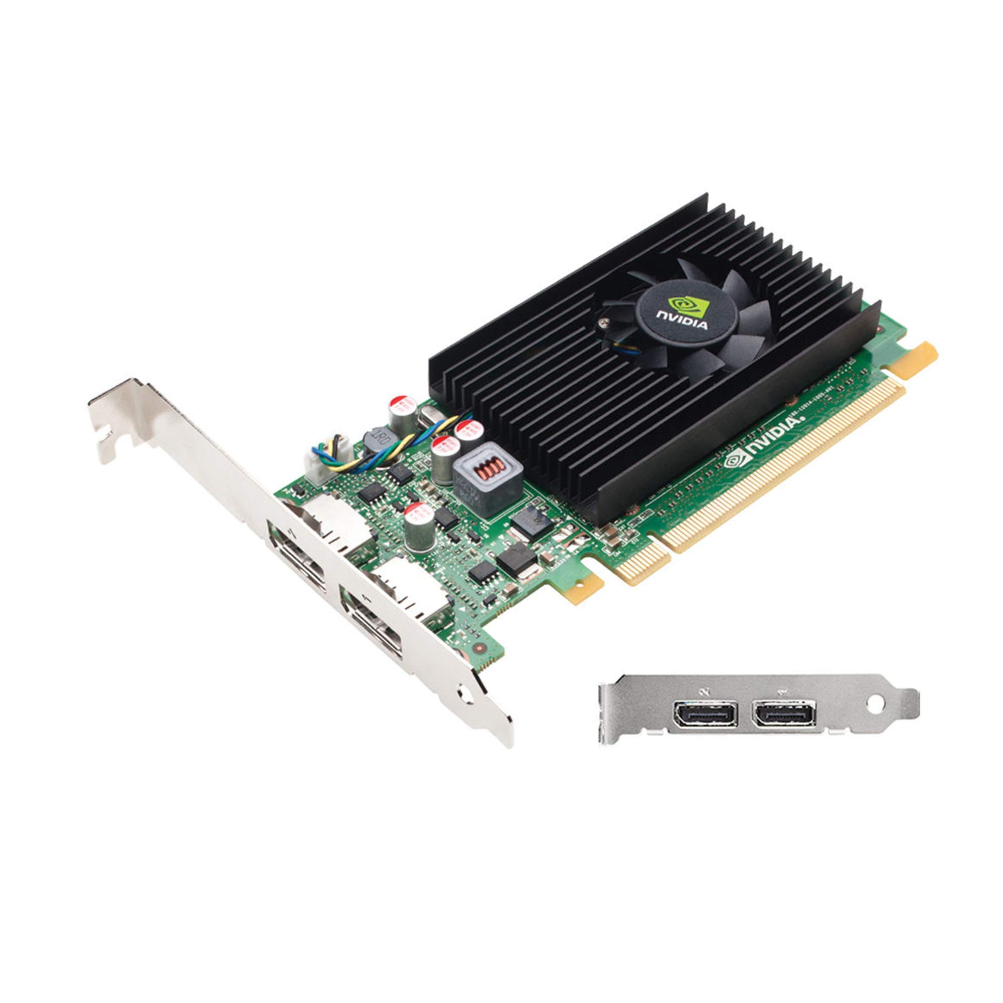 Epic IT Service Quadro NVS 310 Compatible con puertos de pantalla duales, soportes de tamaño medio y completo para computadoras SFF o de tamaño completo normal (1 año de garantía)