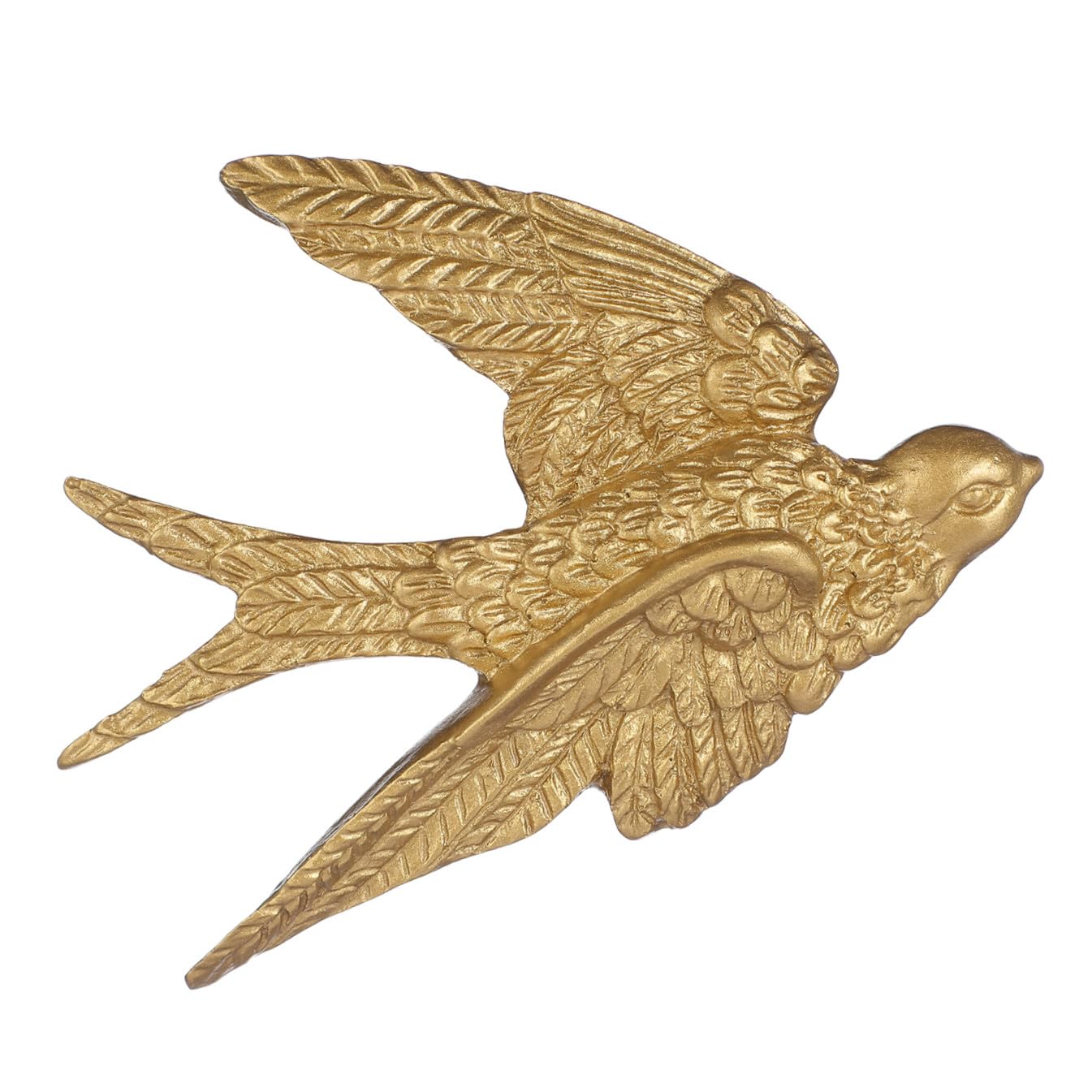 YARNOW 3D Wall Art Bird Resin Sparrow Figurine Wall Ornament Sparrow Birds Sculptures Wall Hanger Retro Hanging Pendant Decor for Bedroom Living Room Home Decor